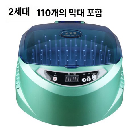 직펌기 미용실 기구 파마 디지털 헤어롤 직펌기계 펌기구 음이온 미용기구 펌기 펌 미용 열펌기 디지털펌, 2세대 타이탄 실버 110개 레버, 기본 모델명/품번