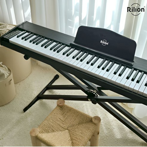 릴리온 88건반 디지털피아노 벤츠 블랙 애쉬 우드형, RK-5130, 블랙 애쉬 우드(X), 1개