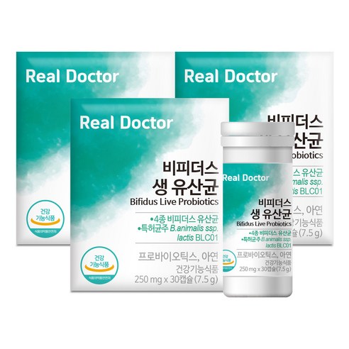 리얼닥터 비피더스 생유산균 대장건강 배변활동 4종비피더스 면역건강 장건강... 솔직 후기 | 실사용자 리뷰 분석 썸네일
