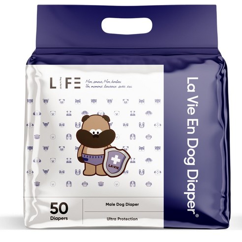 라비앙독 수컷 강아지 안심 기저귀 대용량 50매 솔직 후기 | 실제 사용자 리뷰 총정리 썸네일