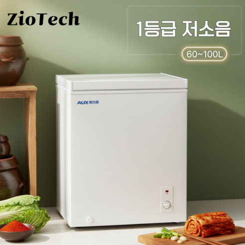소형 뚜껑형 디자인의 1등급 김치냉장고