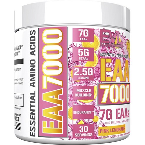 운동 후 뻐근함 없이 활기찬 일상을 EVLUTIONNUTRITION EAA 7000으로!