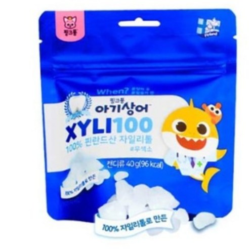 핑크퐁 아기상어 자일리100 캔디, 40g, 5개