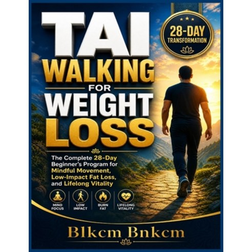 (영문도서)Tai Walking for Weight Loss: The Complete 28-Day Beginner's Program for Mindful... Paperback, Independently Published, English, 9798189466601