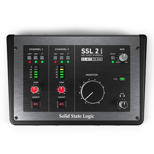 [기어라운지 정품] SSL 2 MKII USB-C 오디오 인터페이스 2in 4out / 레거시 4K 스트리밍 레코딩