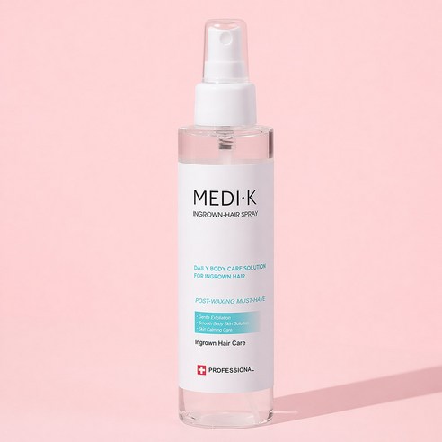 약국입점 메디케이 인그로운헤어 스프레이 대용량 150ml 제모 왁싱후 관리 진정 닭살 모공각화 브라질리언 겨드랑이 각질케어, 1개