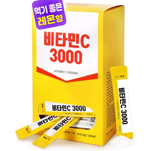 [녹십초] 비타민C 3000 / 먹기좋은 레몬향, 310g, 1박스