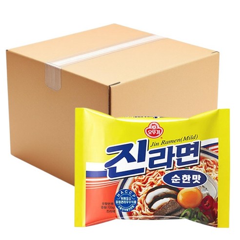 오뚜기 진라면 순한맛 120g, 20개