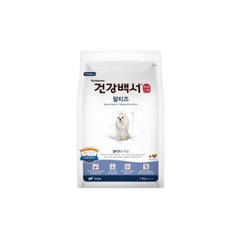 건강백서 전연령 말티즈 강아지사료 - 기능성사료