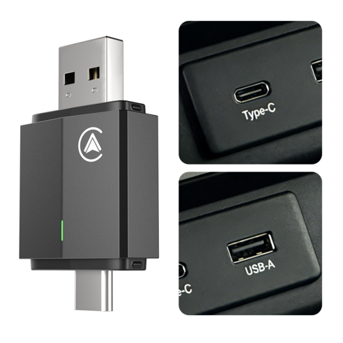 NICESUN 듀얼 커넥터 무선 스마트 자동차 어댑터 애플 카플레이 안드... 실사용 후기 | 효과 있을까? - 상품 이미지 4