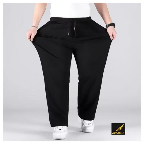 (1+1)L-8XL 기본 일자핏 트레이닝바지 스판 남자 바지 봄 가을 여름 빅사이즈 5800 이미지 4