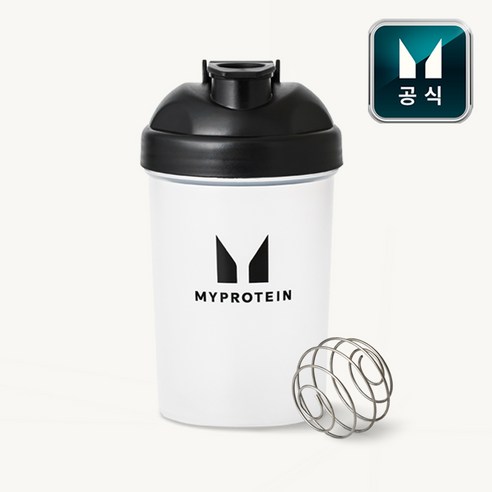마이프로틴 쉐이커, 1개, 400ml, 화이트