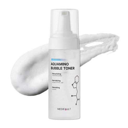 메디폴트 아쿠아미노 버블토너 정제수없는 온천수 거품 토너 속건조 장벽 케어, 150ml, 1개