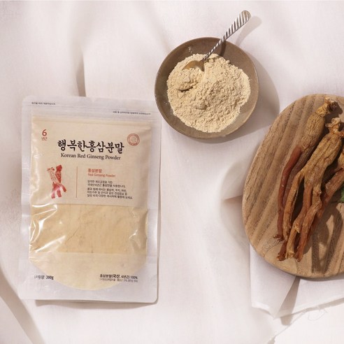 행복한 홍삼 6년근 홍삼 가루 분말 국산 100% 이미지 3