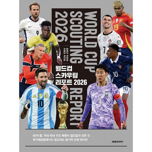월드컵 스카우팅 리포트 2026 손흥민 호날두 메시 홀란드 음바페, 장원구, 박찬하, 유동조, 박진호, 대원씨아이