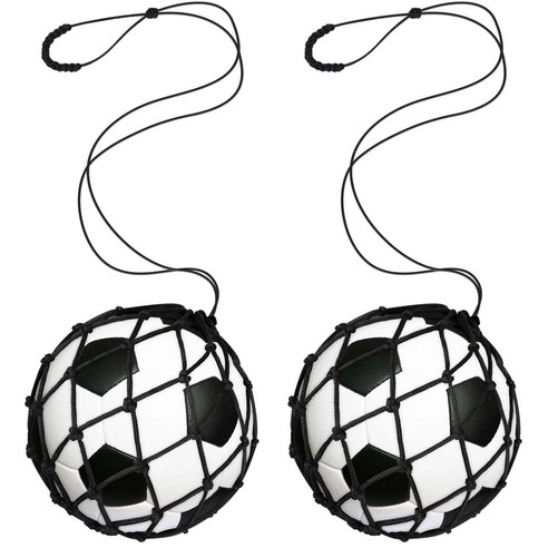 [루이/축구훈련] 리턴볼 트레이닝 네트 (축구 연습용 리바운더 세트), 2개, 블랙