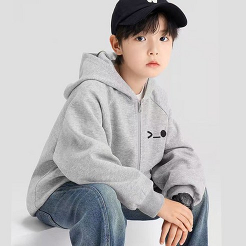 윙크후드집업 점퍼