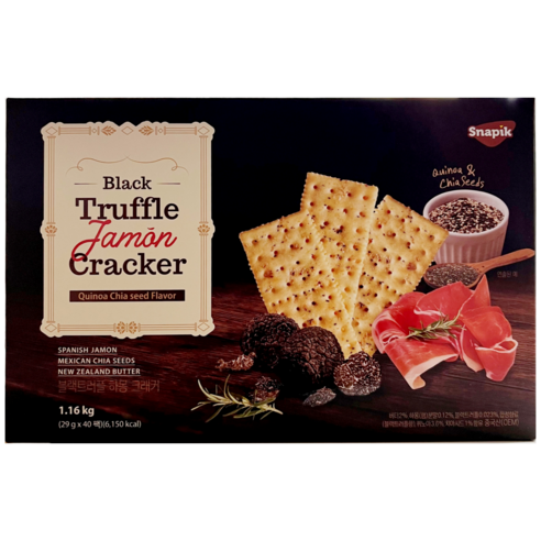 Snapik 트러플 크래커 1.16kg, 40개, 29g