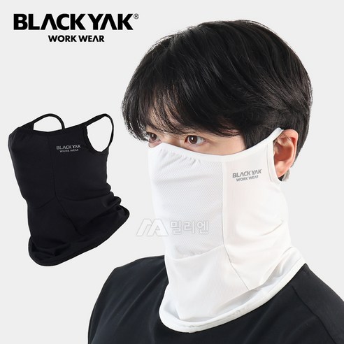 블랙야크 냉감 자외선차단 호흡이 편한 쿨 멀티스카프, 1개, 화이트