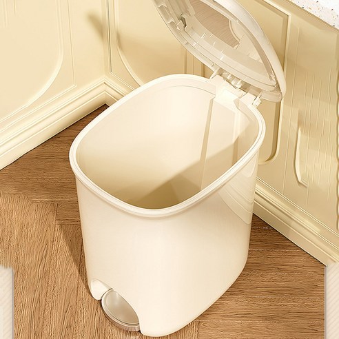 세련된 공간을 완성하는 컴팩트 저소음 페달 휴지통 15L, 지금 바로 만나보세요!
