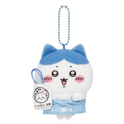 치이카와 모구모구 점원 마스코트, 1개, 하치와레, 11cm