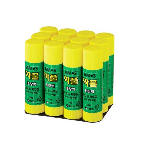 아모스 (풀) 아모스 딱풀(35g 12개입), 단품