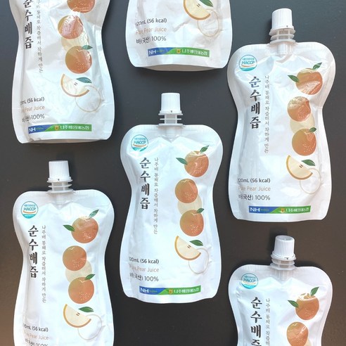 100% 순수 나주 농협 배즙 첨가물없는 나주배즙, 120ml, 1개