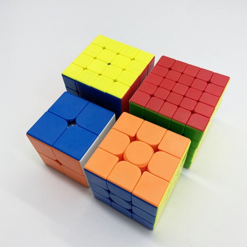 2x2 3x3 4x4 5x5 선수용 자석 큐브 22 33 44 55, 큐브 3x3, 1개, 혼합색상