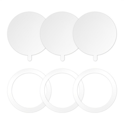 제이엔 맥세이프 호환 자석스티커 3개+보호필름 3개 개봉기 | 실사용 후기 - 상품 이미지 1