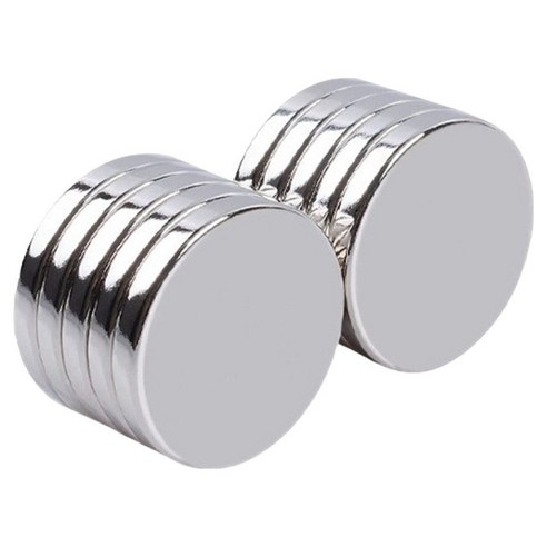 엔도브 강력한 네오디움 자석 원형 20 x 2 mm, 10개