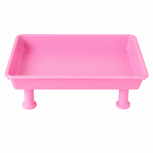 놀이트레이 58cm x 38cm 모래놀이 촉감놀이 미술놀이 스몰월드, 1개, 1000g, 핑크