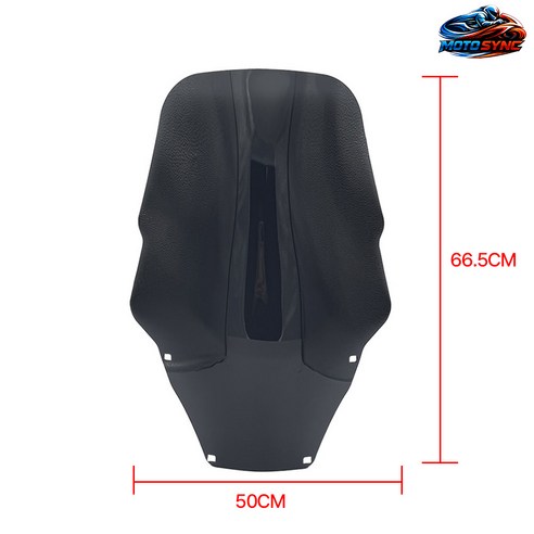 모토싱크 포르자 롱 윈드 스크린 66.5cm 튜닝 쉴드 21년이상, 스모그 66.5cm, 1개