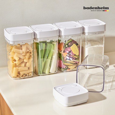 잡곡의 신선함을 지켜주는 완벽 밀폐! 바덴하임 푸락스 잡곡용기