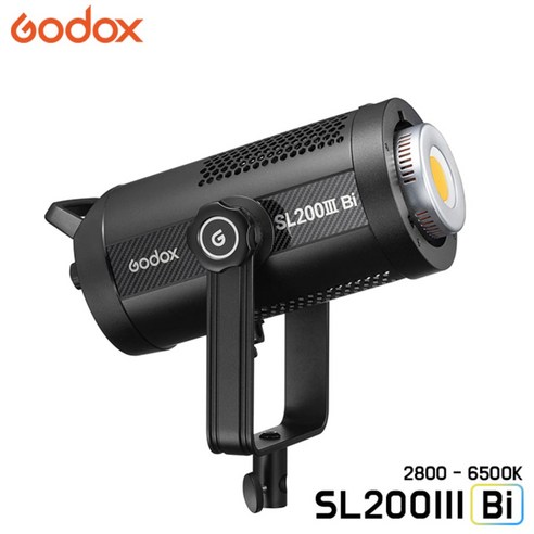 GODOX 고독스 SL200III Bi / LED 지속광 바이컬러 2800-6500K 사진 유튜브 영상 제품촬영 지속광 개인방송 조명, 1개