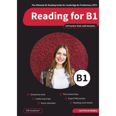 (영문도서)Reading B1: The Ultimate B1 Reading Guide for Cambridge B1 Preliminary & 10 Read... Paperback, Kse Academy, English, 9788409779871
