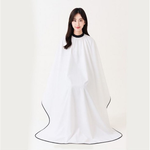 앙코 NP 커트보 200cm 미용실 신발을 덮는 롱커트보 바버샵 남성 특대 컷트보 국내 생산 (고리형), 1개, 화이트