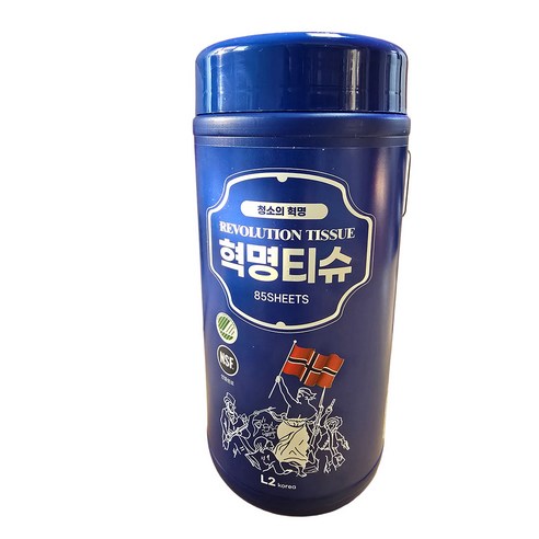 나우미 혁명티슈 주방 기름때 제거 티슈 대용량 도톰한 세정 물티슈 가스레인지 후드 청소용, 1개