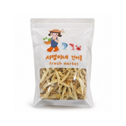 손질된 순살 먹태채 대용량 업소용, 1개, 1kg