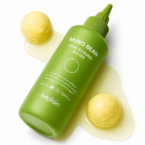 비플레인 녹두 모공 스케일링 워터 150ml + 초밀착 화장솜 40p 세... 솔직 후기 | 피부 타입별 분석 썸네일