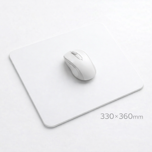 하루마켓 강화유리 마우스패드, 330*360, 1개