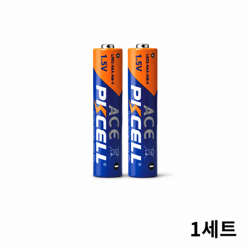 PKCELL 알카라인 AAA 무수은 건전지 부담 없는 실속 세트, 1개, 2개입