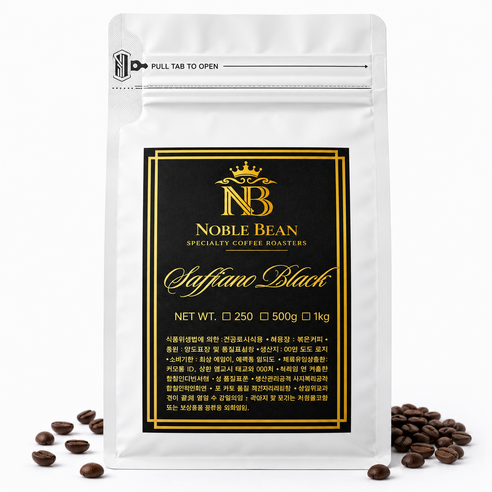 노블빈 다크초코 에스프레소 블렌드 원두 커피, 1개, 500g, 홀빈(분쇄안함)