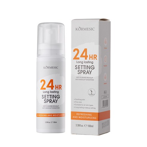 24시간 지속 롱래스팅 메이크업 세팅 픽서 스프레이 메이크업 픽서, 1개, 100ml