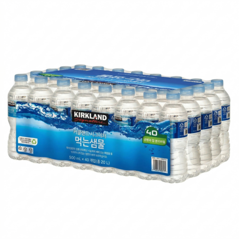 커클랜드시그니춰 생수, 500ml, 40개