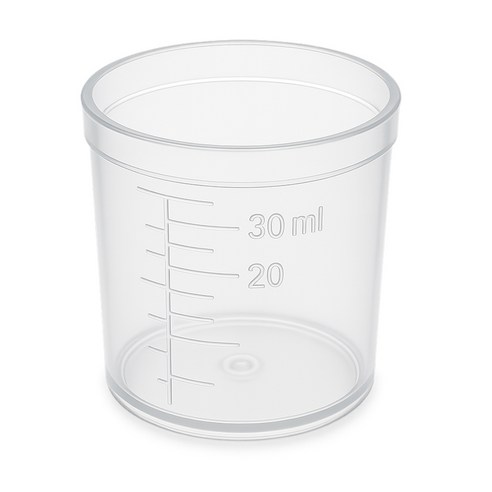 계량컵 국내생산 30ml 눈금, 1개, 투명