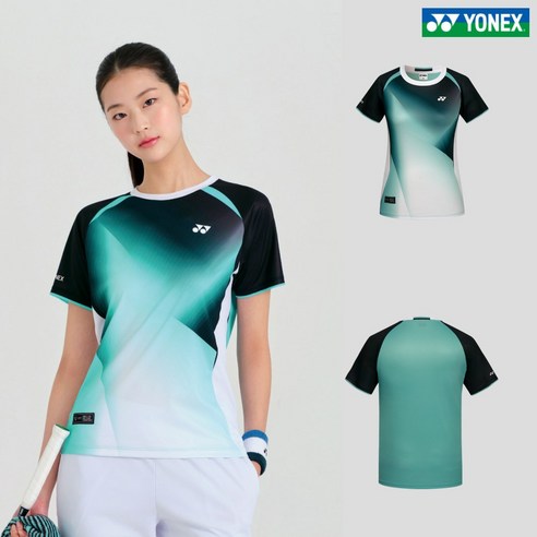 요넥스 여성 반팔 운동복 261TS036F