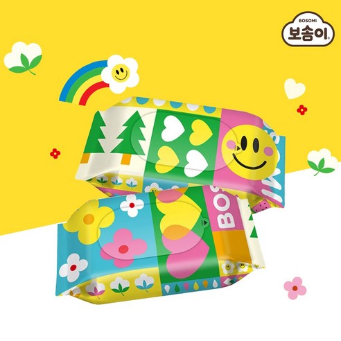 보솜이 펀앤플레이 라이트 아기 물티슈 휴대용 10매입, 55g, 10개입, 1개