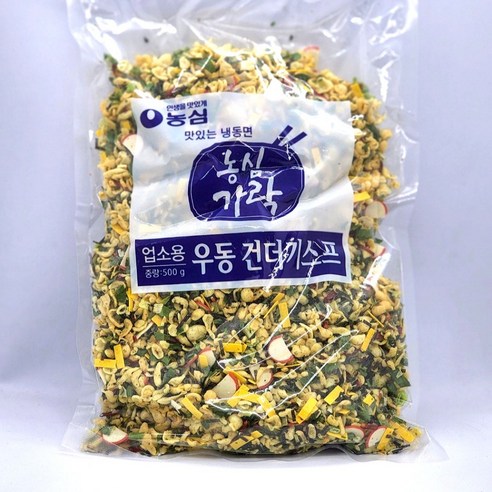 농심 가락 우동건더기스프 국물고명 토핑 후레이크