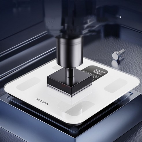 MIGA 스마트 가정용 블루투스 LCD 강화유리 인바디 체지방 체중계 이미지 3