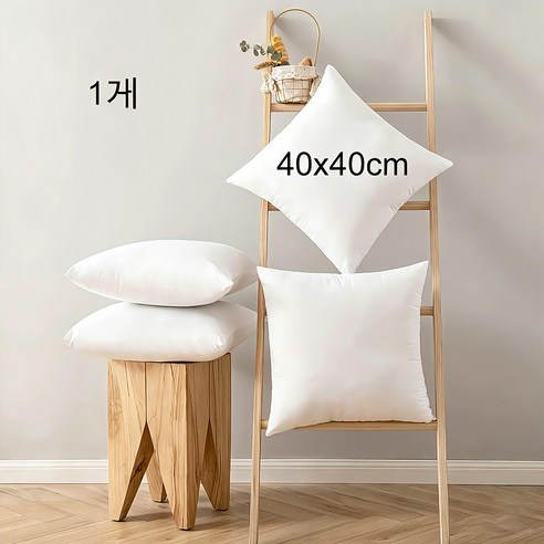 소파 침대 및 홈 인테리어용 사각 장식 쿠션, 1개, 하양